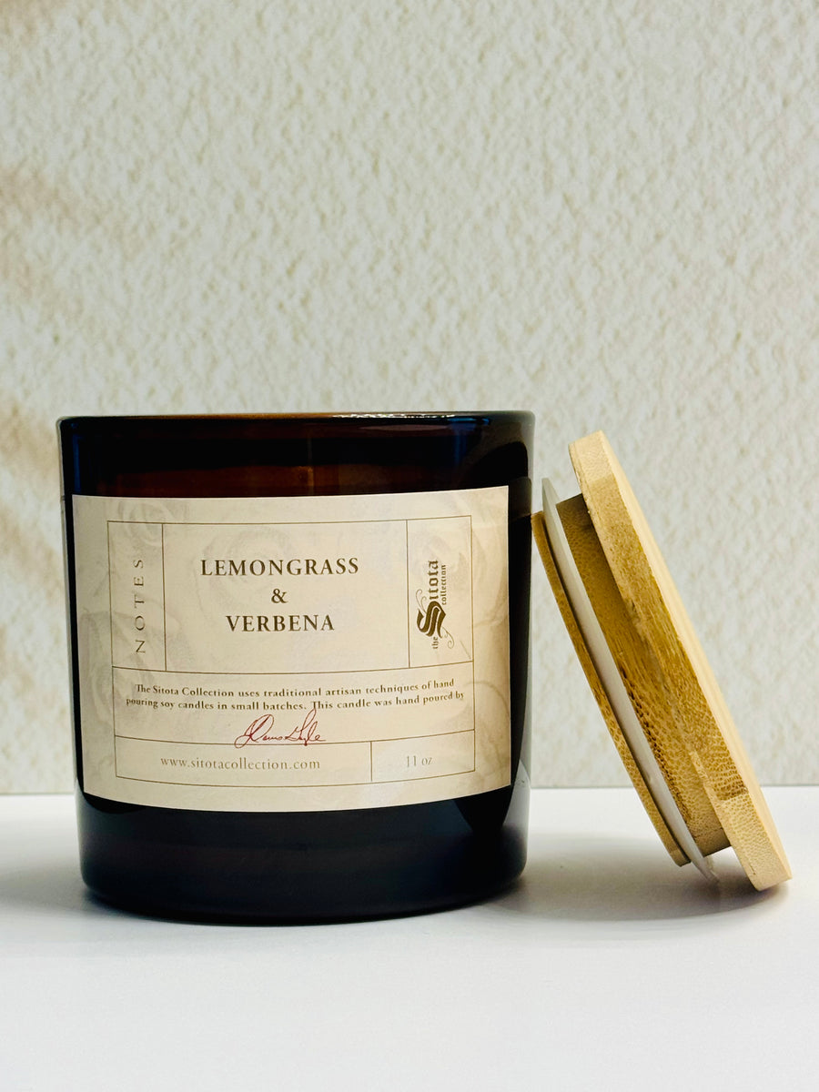 Luxury Candle  - Lemongrass & Verbena