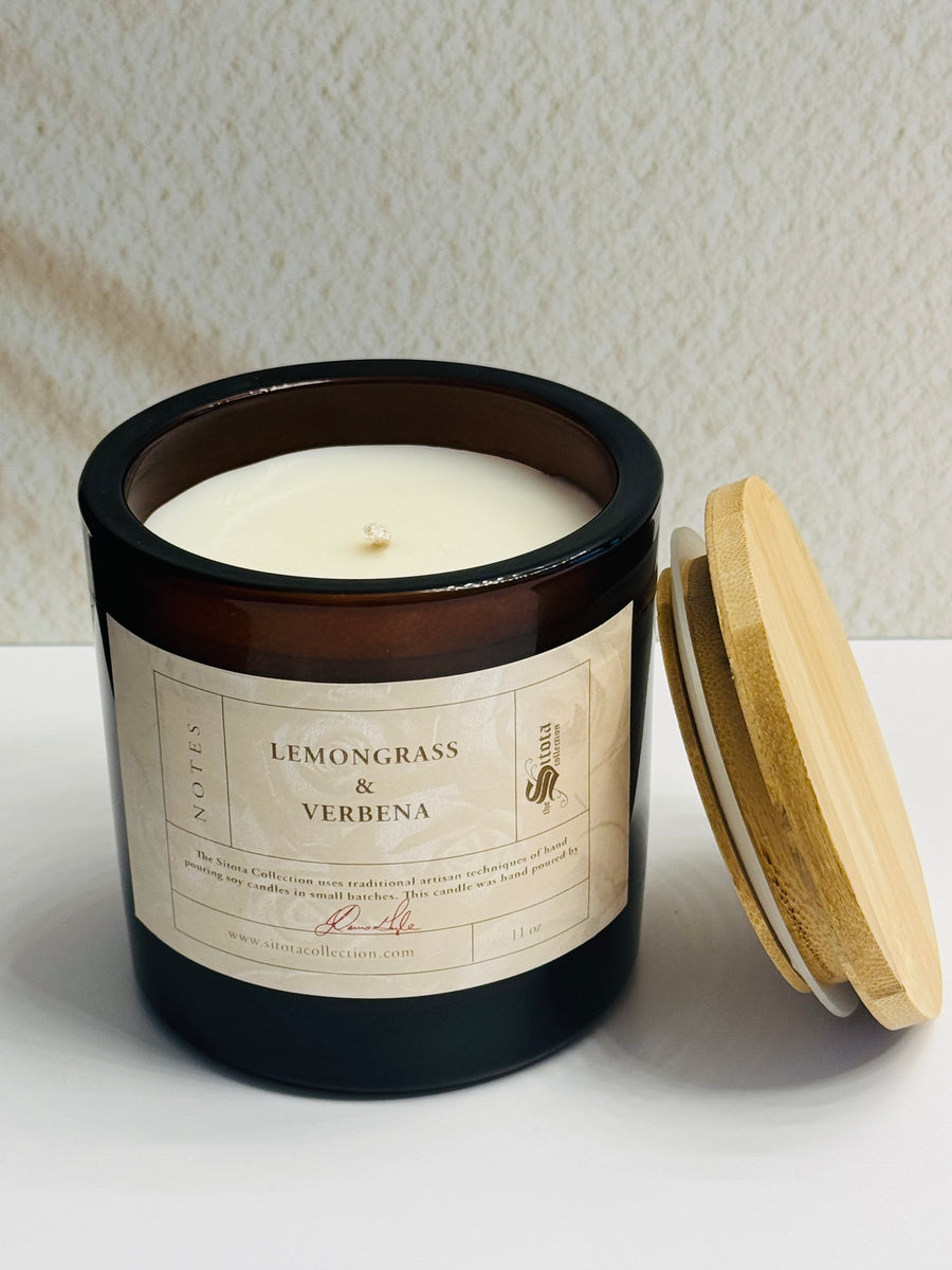 Luxury Candle  - Lemongrass & Verbena